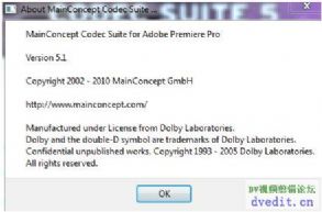 MainConcept Codec Suite V5Premiere CS5.5еʹ